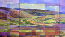 Waiting for the Train near Goathland. Acrylic.